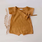 Linen Cotton Baby Boys Rompers Summer Infant Baby Bodysuit Casual Newborn Girls Jumpsuit Toddler Boys Bodysuit Overalls 0-24M