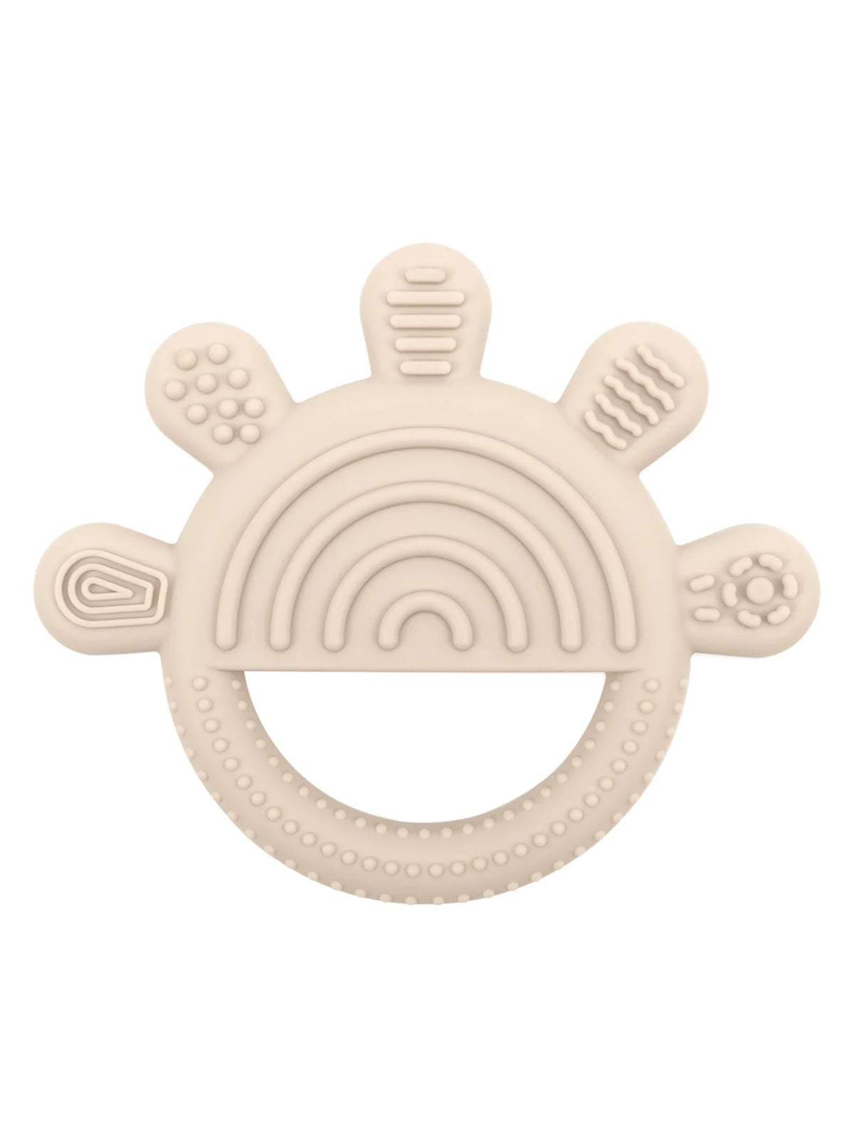 1PC Baby Silicone Teether Toys Cartoon Sun Shape Teethers for Baby Chewing Training Baby Toys Nursing Baby Accessories