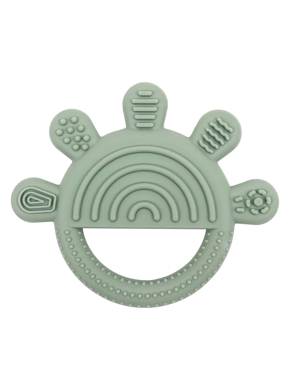 1PC Baby Silicone Teether Toys Cartoon Sun Shape Teethers for Baby Chewing Training Baby Toys Nursing Baby Accessories