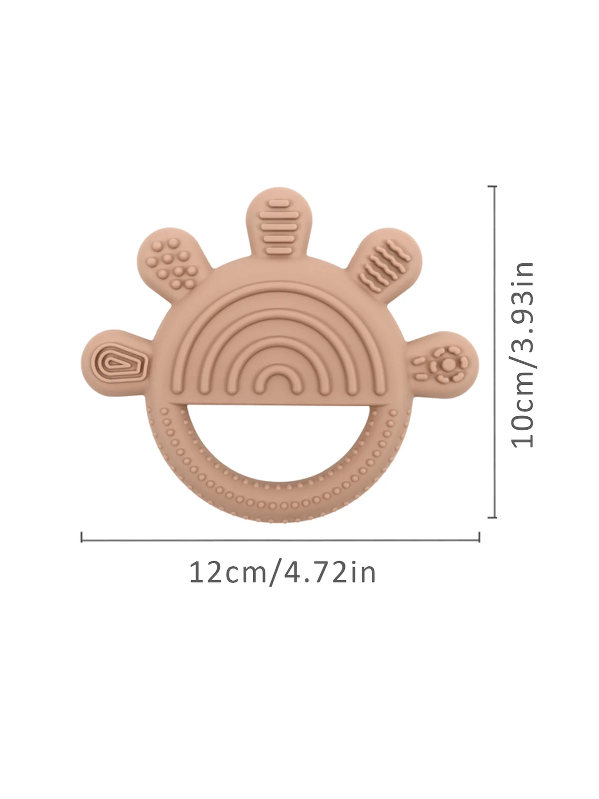 1PC Baby Silicone Teether Toys Cartoon Sun Shape Teethers for Baby Chewing Training Baby Toys Nursing Baby Accessories